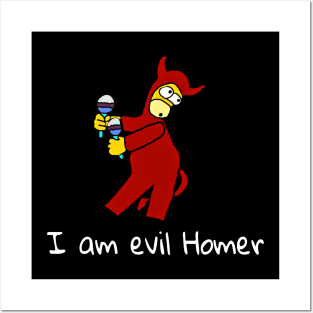 Evil Homer Posters and Art